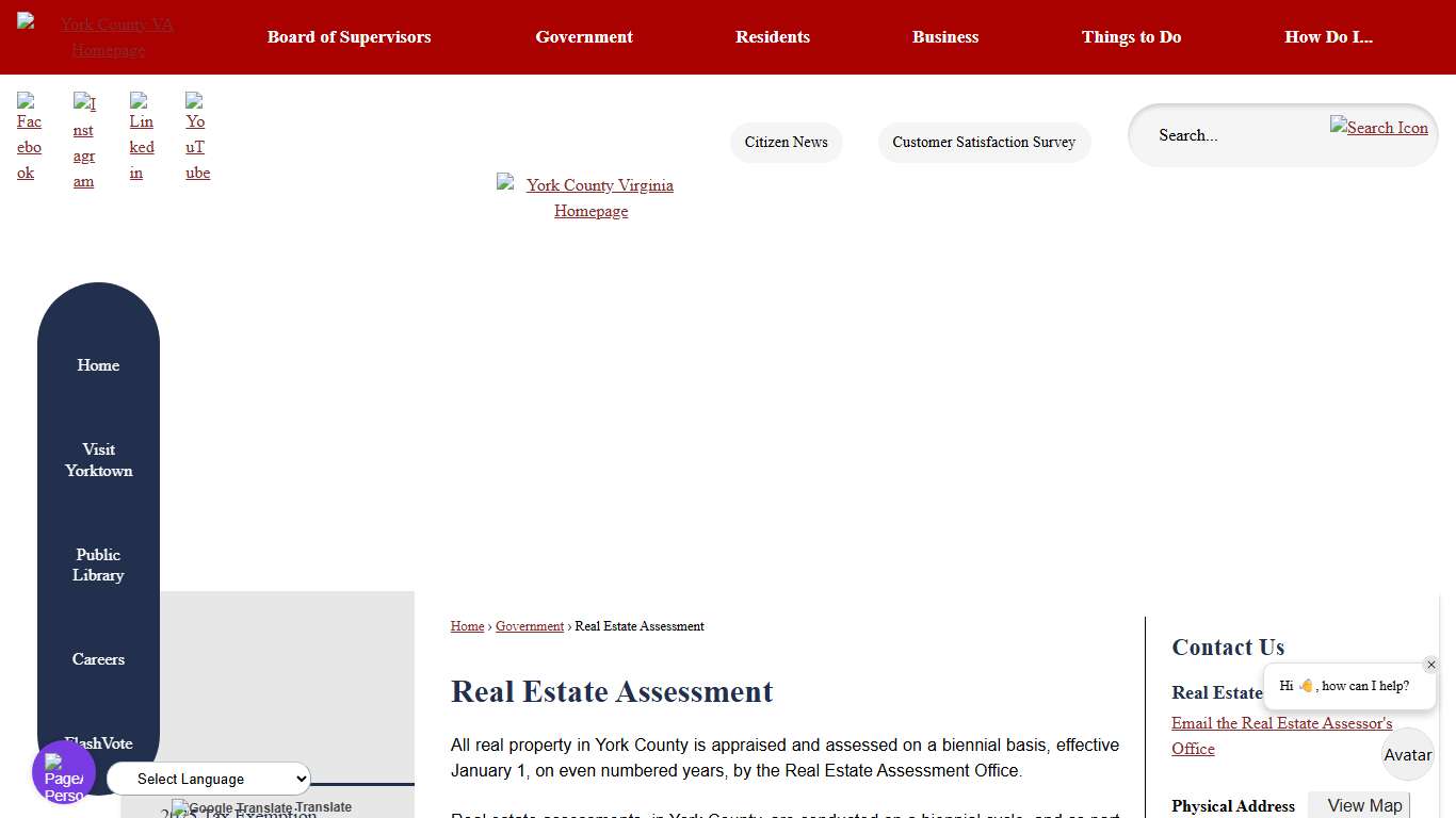 Real Estate Assessment York County, VA
